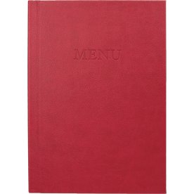 Menykort | A4 | Röd