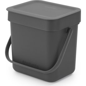 Brabantia Sort&Go avfallshink | 3 liter | Grå