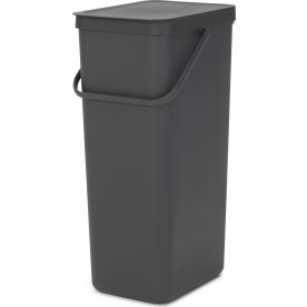 Brabantia Sort&Go avfallshink | 40 liter | Grå