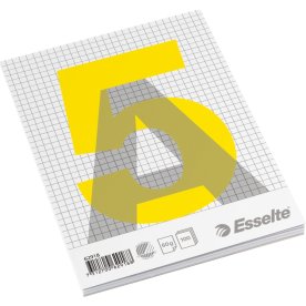 Esselte block | A5 | Topplimmad | Rutig | 100 ark