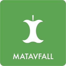 Avfallsklistermärke, Matavfall, Grön