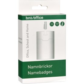 Office namnbricka, 60x90 mm, mjuk, 10 st.