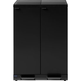 Bica 975 avfallsstation | 2x65 l | Lock | Svart