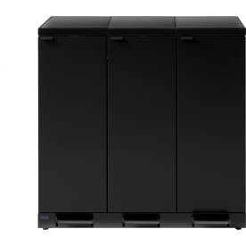 Bica 976 Avfallsstation | 3x65 l | Lock | Svart