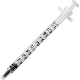 Chirana engångsspruta 1 ml | Centrerad huva