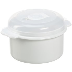 Mikrobox, Plast, Vit, Rund, 0,5 l