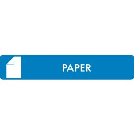 Sopsorteringsskylt | 16x3 cm | Paper