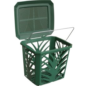 Avfallskorg, 7 L, ventilerad, grön
