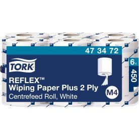 Tork M4 Reflex avtorkningspapper, 6 rullar