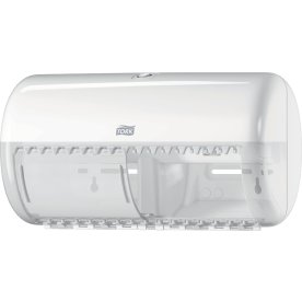Tork T4 Twin dispenser för toalettpapper, vit