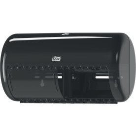 Tork T4 Twin dispenser för toalettpapper, svart