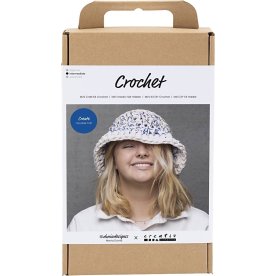DIY Kit virkning, chunky fiskarhatt