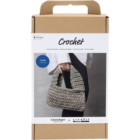 DIY Kit virkning, chunky väska