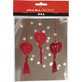 Mini DIY Kit Virkning, hjärta