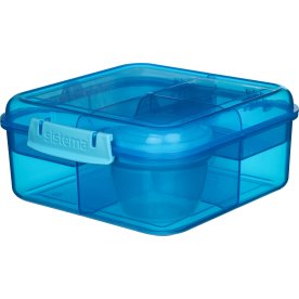 Sistema Bento Cube Lunch matlåda, 1,25L, blå