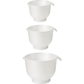 GastroMax Vispskålar, 1,5+2+3L, vit, plast