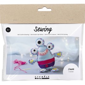 Mini DIY-kit sömnad, filtmonster