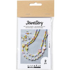 Mini DIY Kit smycken, halsband med bokstäver