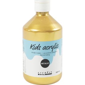 Akrylfärg A'Color 500 ml metalliskt guld