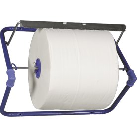 Väggställ för verkstadsrullar, 26,4x50x37,5cm, blå