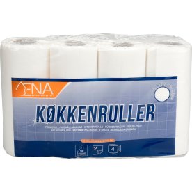Köksrulle | 2 lager | 32 rullar | Vit | Nyfiber
