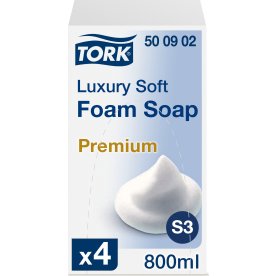 Tork S3 Premium skumtvål, exklusiv, 800 ml