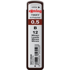 Rotring ring Tikky Stift, B, 0,5 mm, 12 st.