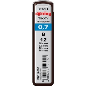 Rotring ring Tikky Stift, B, 0,7 mm, 12 st.