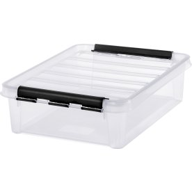 SmartStore Classic plastlåda inkl. lock, 8L, låg