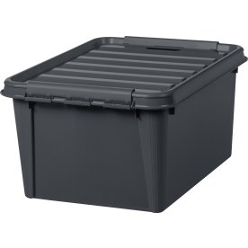 SmartStore Återvunnen plastlåda inkl. lock, 32L