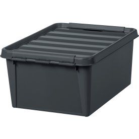Smartstore Återvunnen plastlåda inkl. lock, 14L