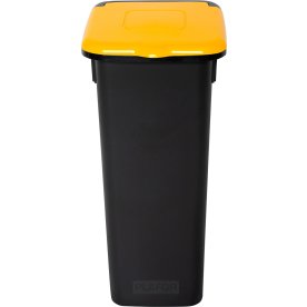 Style papperskorg med lock, 20 L, gul
