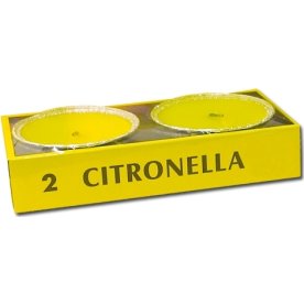 Citronellaljus i aluminiumbricka, 10 timmar, 2 st.