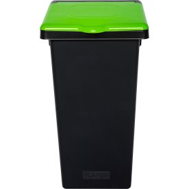 Style papperskorg med lock, 53 L, grön