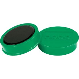 Nobo whiteboardmagneter Ø38 mm, grön, 10 st.