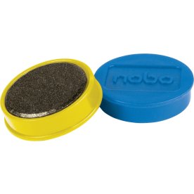 Nobo whiteboardmagneter Ø38mm, assorterade, 10 st