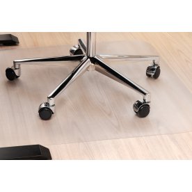 Lux stolsmatta u/piggar, 90x120 cm, PVC