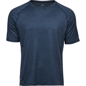 Tee Jays CoolDry Tee, Navy melange, Stl. S