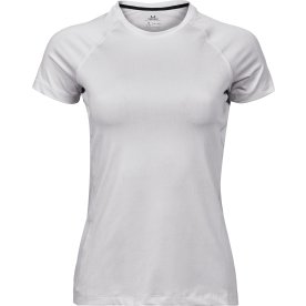Tee Jays CoolDry Tee Dam, Vit, Stl. 2XL
