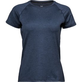 Tee Jays CoolDry Tee Dam, Navy melange, Stl. L