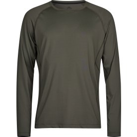 Tee Jays Långärmad CoolDry Tee, Grön, Stl. 2XL