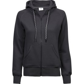 Tee Jays Fashion Hoodie, Dam, Mörkgrå, Stl. M