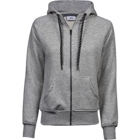 Tee Jays Fashion Hoodie, dam, Heather grå, Stl. L