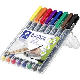 Staedtler 314 Permanent Marker | 8 färger