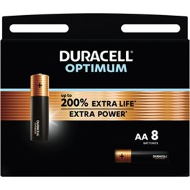 Duracell Optimum AA-batteri, 12 st