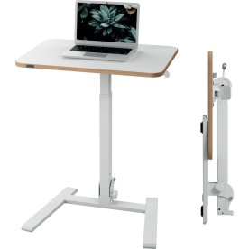 Leitz Ergo hopfällbart höj- och sänkbart bord, vit