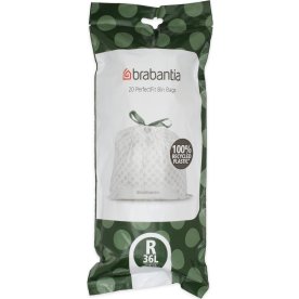 Brabantia Soppåse R | 36 L | Vit | 20 st.