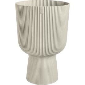 Elho Vibes Coupe Blomkruka, 14cm, linen white