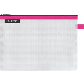 Leitz WOW Vattenavvisande dragkedjeficka, M, Rosa