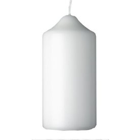 Blockljus DUNI 130x60mm vit